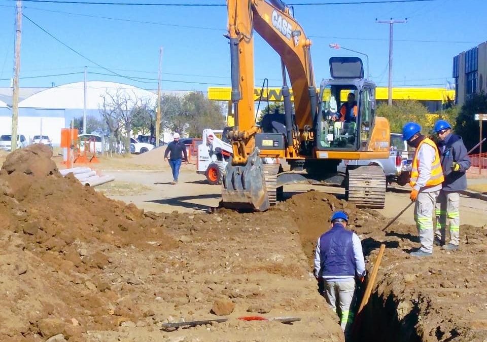 CLOACAS: AVANZAN LAS OBRAS