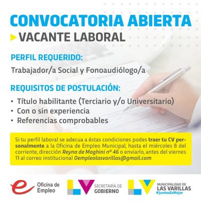 VACANTE LABORAL